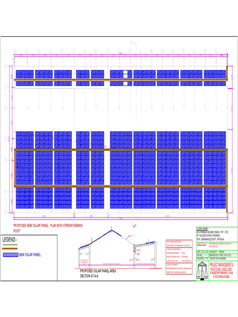 Proposed Solar Panel Layout Plan | PDF | Alternative Energy | Renewable ...