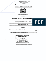 Kenya Gazette Supplement: Received