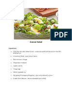 Caesar Salad: Ingredients