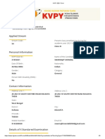 Kvpy 2021 Form