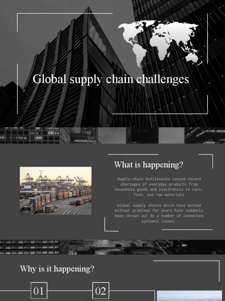 Global Supply Chain Challenges PDF Supply Chain Inflation