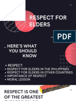 Respect For Elders