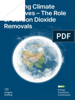 Reaching Climate Objectives - The Role of Carbon Dioxide Removals