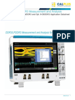 DDR3 and LPDDR3 Measurement and Analysis: 6 Series MSO Opt. 6-CMDDR3 and Opt. 6-DBDDR3 Application Datasheet