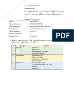 Format Lembar Jawaban Soal Ujian: Fakultas Geografi