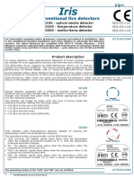 Conventional Fire Detectors: ID100 - Optical Smoke Detector ID200 - Temperature Detector ID300 - Multicriteria Detector