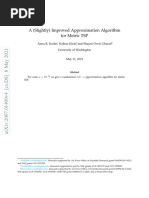 Slightly Improved Approximation Algorithm For Metric TSP