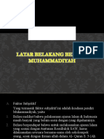 Latar Belakang Berdiri Muhammadiyah