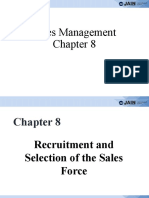 Sales  Management-Chapter 8