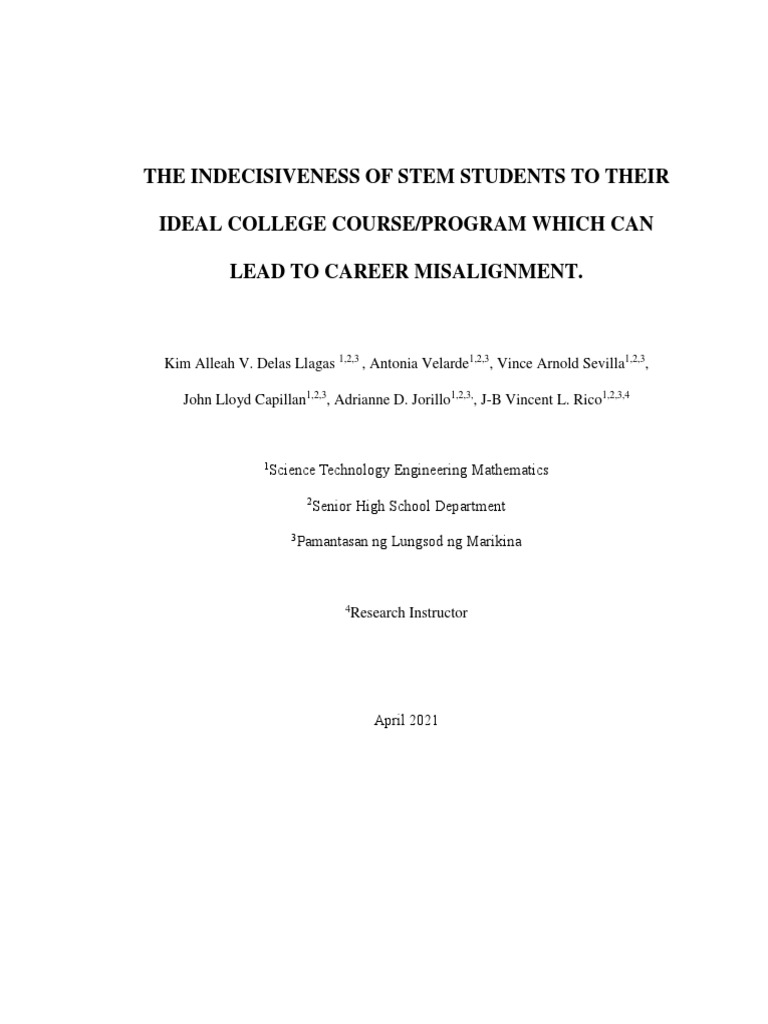 QUALITATIVE RESEARCH STUDIES FOR STEM STUDENTS intelligence overview