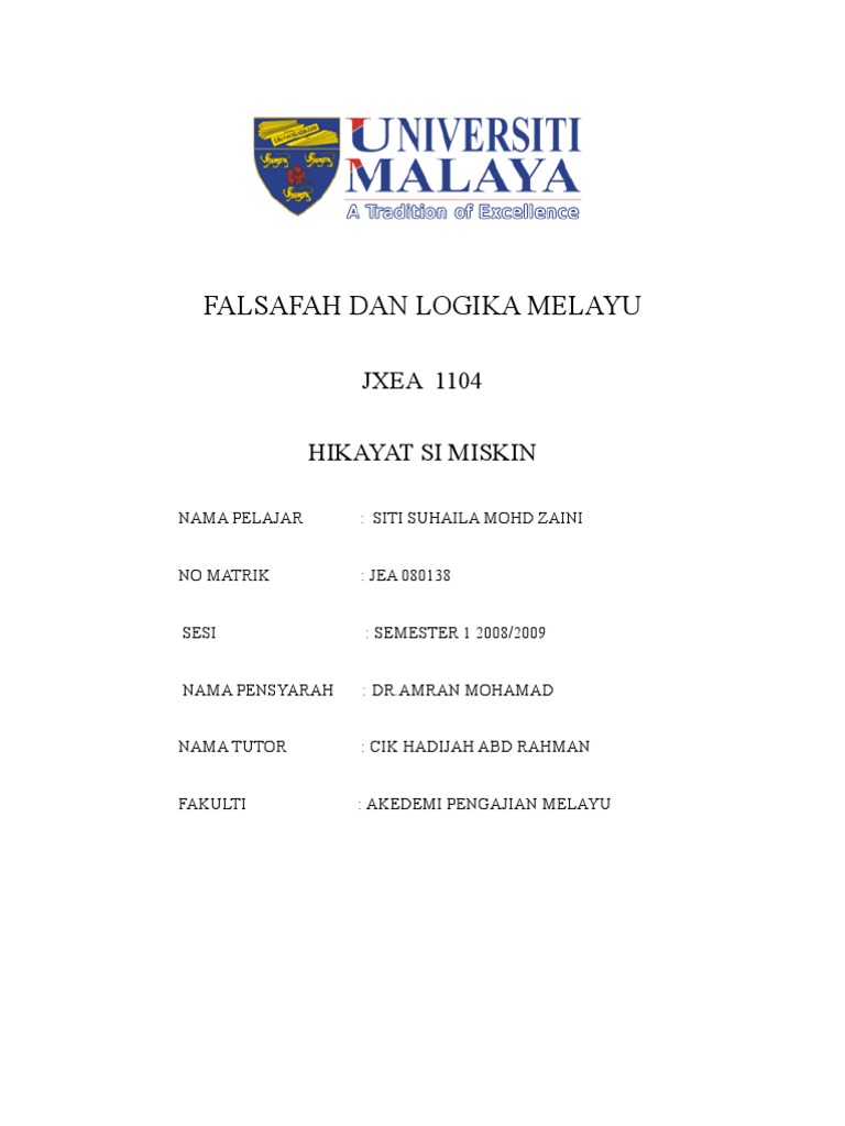 HIKAYAT si miskin