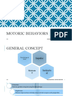 Motoric Behaviours