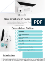 New Directions in Policy Research - Syed Rashedul Hossen