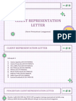 Client Representation Letter - Kelompok 4