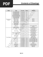 Contents of Drawings: Name Type Drw. No. Remark