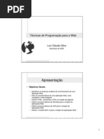 Tecnicas de Programacao Web