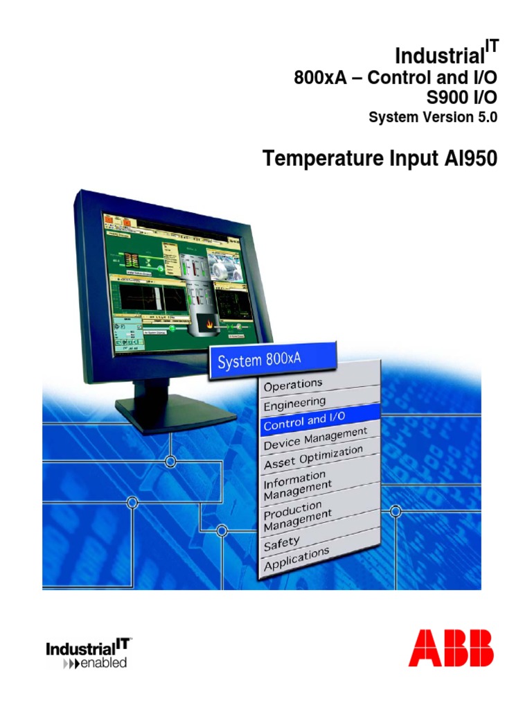 Industrial: 800xa - Control and I/O S900 I/O | PDF | Thermocouple ...