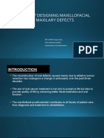 Principles of Designing Maxillofacial Prosthesis - Maxilary Defects