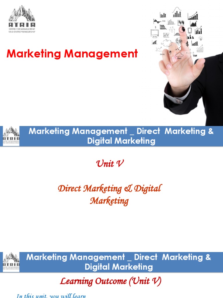MM Unit V Direct Marketing & Digital Marketing | PDF | Digital ...