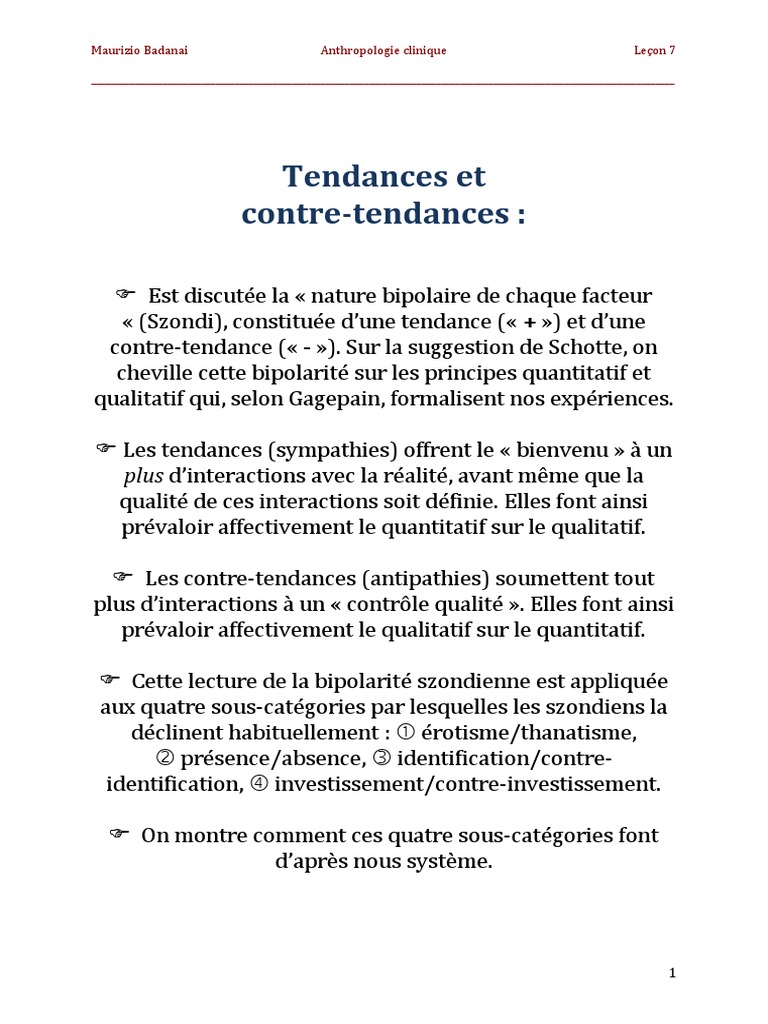 Dans Ce Schéma D interactions Très Empreint De Valeurs Vocationnelles Tendances Et Contre-Tendances | PDF | Emmanuel Kant | Noûs