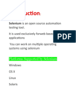 Selenium Is An Open Source Automation