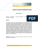 Risk Management For Islamic Banking Products: Serik Kairdenov