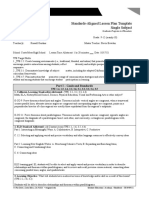 Standards-Aligned Lesson Plan Template Single Subject: Part I - Goals and Standards