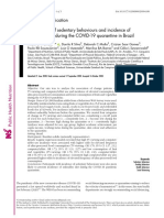 Werneck Et Al 2020b - Associations of Sedentary Behaviours and Incidence of Unhealthy Diet During Covid-19 Quarantine in Brazil