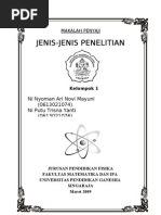 Download JENIS-JENISPENELITIAN by Aditya Warman SN54714725 doc pdf