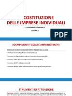 Costituzione impresa individuale