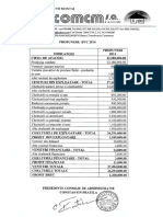 PROPUNERE BVC 2014 SI NOTA DE FUNDAMENTARE