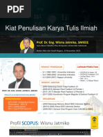 Paparan Narasumber 1 - Prof. Wisnu - Kiat Penulisan KTI