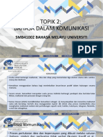 SMB41002 - Topik 2 Bahasa Dalam Komunikasi