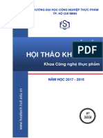 Kỷ yếu về hội thảo khoa học- trường đại học công nghiệp thực phẩm thành phố HCM 