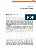 Pengenalan Logika: Modul 1