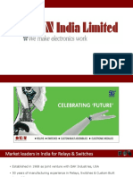 Leading Indian Manufacturer of Relays & Switches for 50 Years