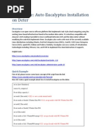 Auto Eucalyptus Installation on Deter