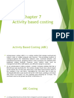 Activity Based Costing