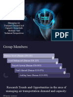 Project Title:: Managing Air Transport Demand and Capacity, From Both Strategic and Technical Perspectives