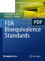 FDA Bioequivalence Standards: Lawrence X. Yu Bing V. Li Editors