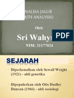 SRI WAHYUNI - 21177024 Analisis Jalur