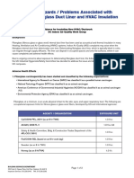 FiberglassHVAC InsulationHazards1