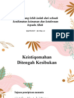 Istiqomah Ditengah Kesibukan