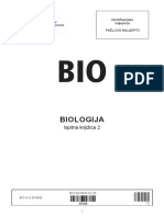 Biologija: Ispitna Knjižica 2