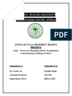 Aligarh Muslim University Malappuram Centre, Kerala: Intellectual Property Rights Project