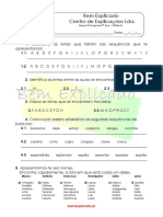 1.8 Ficha Formativa - Alfabeto e Ordem Alfabética