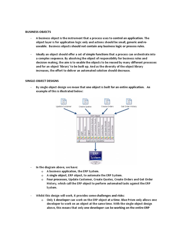Business Object Design Strategies | PDF | Enterprise Resource Planning ...