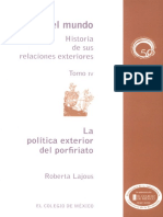 La Politica Exterior Del Porfir - Roberta Lajous