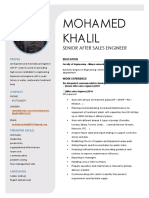 Mohamed Khalil: Senior After Sales Engineer