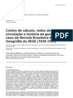 CONFINS_2020_Centro de Cálculo, Redes de Circulação e História Da Geografia_ o Caso Da Revista Brasileira de Geografia Do IBGE (1939-1996)